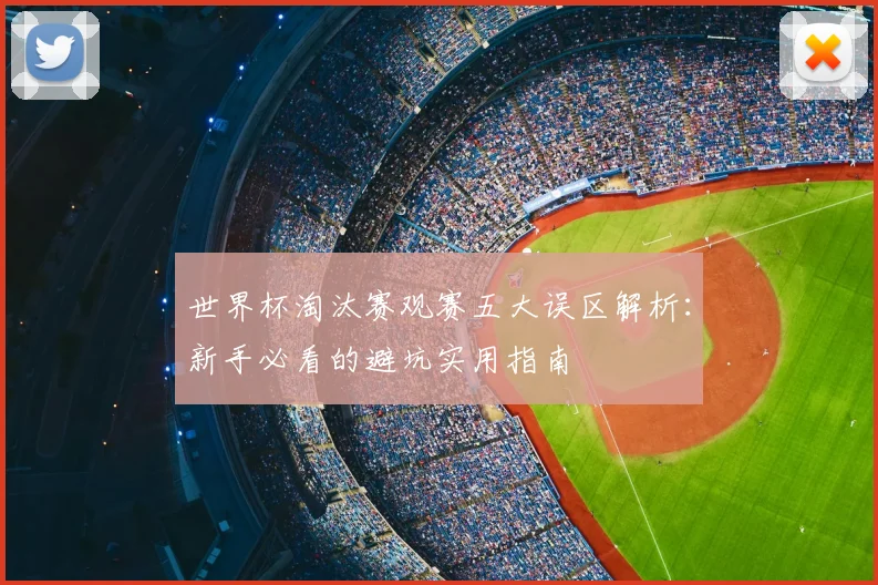 世界杯淘汰赛观赛五大误区解析：新手必看的避坑实用指南